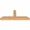 Ekena Millwork Portland Timber Gable Bracket, Western Red Cedar, 60"W x 25"H x 5 1/2"D x 5 1/2"F, 10/12 Pitch GBW060X25X0606POR00SWR - alternate 2